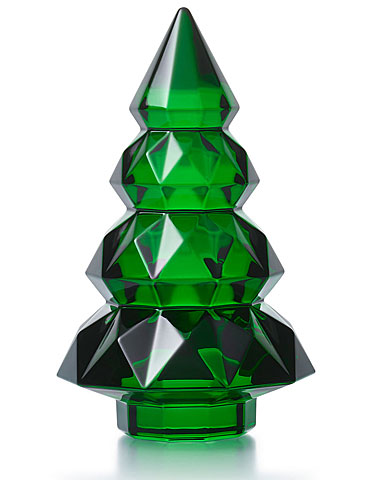 Baccarat Crystal 2024 Louxor 5" Tree, Green 