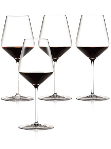 Cashs Ireland Grand Cru Bordeaux Wine Glasses Gift Set, 3+1 Free