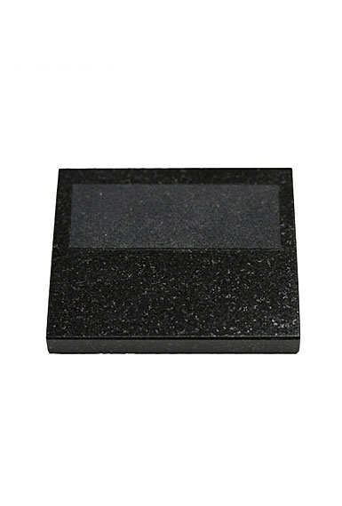 Steuben Desk Accessory, Granite 3" x 3.5" Black Base
