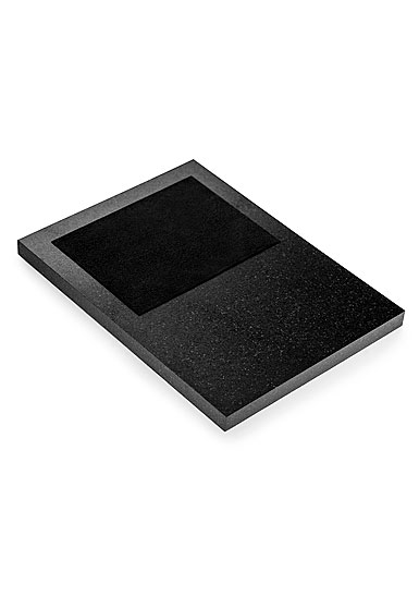 Steuben Desk Accessory, Granite Prism Black Base