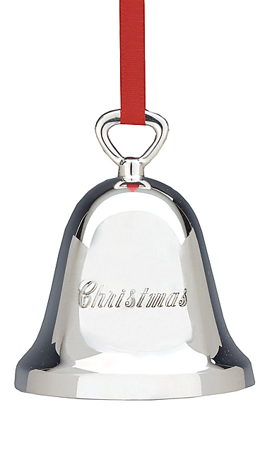 Reed And Barton 2023 Silver "Christmas" Bell Ornament