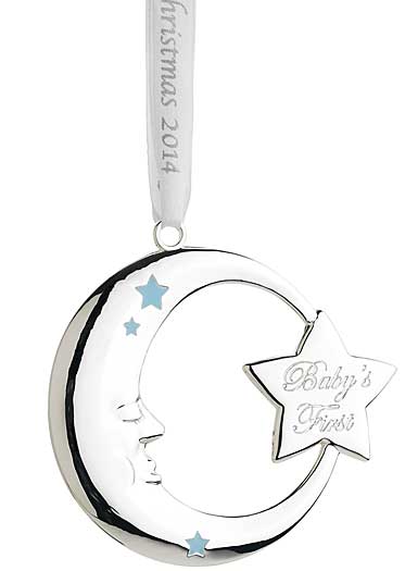 Reed and Barton Baby's First Christmas 2014 Blue Moon Ornament