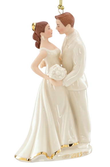 Lenox 2015 Always and Forever Bride and Groom Ornament