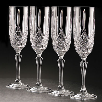 Marquis by Waterford Markham Flutes, Set of 4