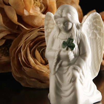 Belleek China Angel of Protection Figurine