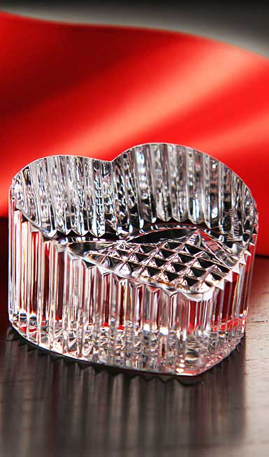 Waterford Crystal, Giftology Heart Crystal Paperweight