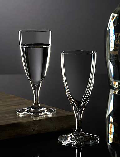 Waterford Crystal, Elegance Footed Vodka Glass, Pair
