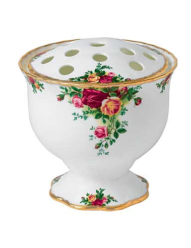 Royal Albert China Old Country Roses Rose Bowl Arrangement Vase