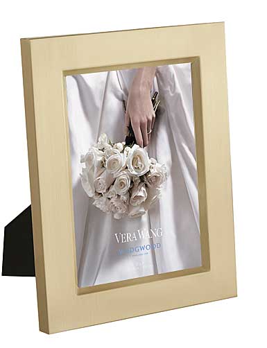 Vera Wang Wedgwood Satin Gold 8x10 Picture Frame