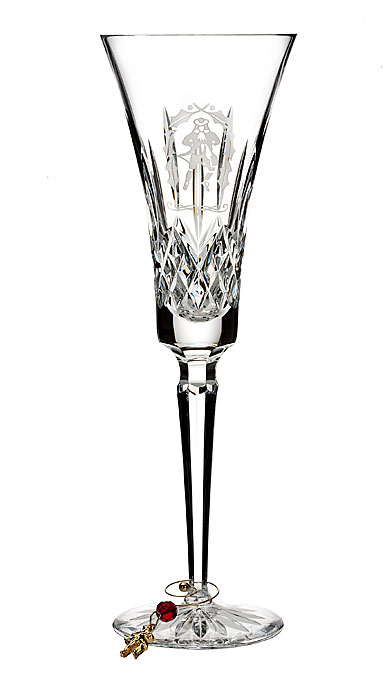 Waterford Crystal 2018 12 Days Collection Lismore Ten Lords Flute, Single