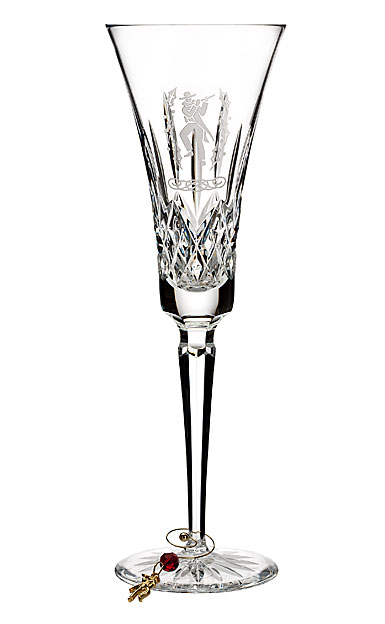 Waterford Crystal 2018 12 Days Collection Lismore Eleven Pipers Toasting Flute, Single