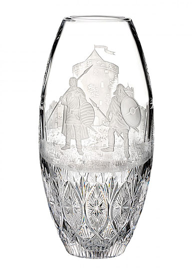 Waterford Crystal, House of Waterford Reginald's Tower Tall 14" Crystal Vase, Limited Edition of 60