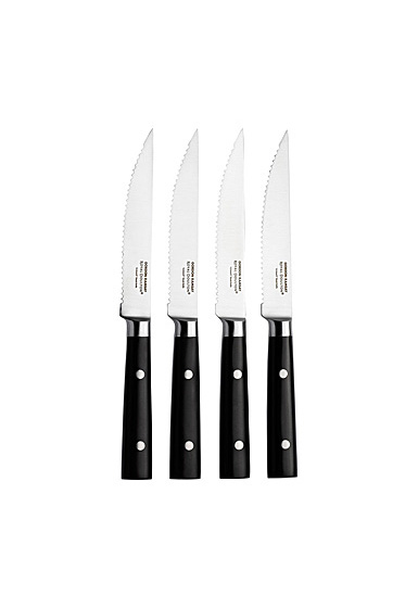 Royal Doulton Gordon Ramsay Knives 4-Piece Steak Knife Set Black