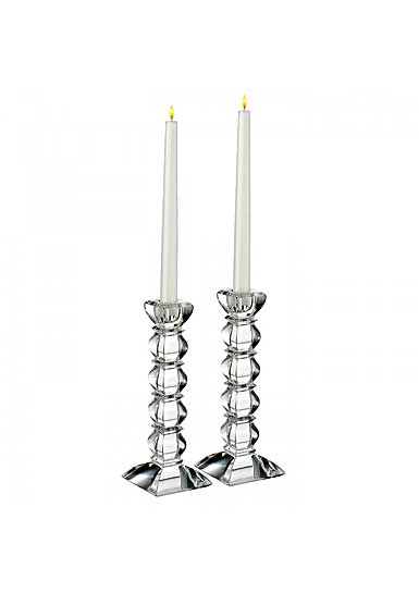 Marquis by Waterford Crystal, Torino 8" Crystal Candlesticks, Pair