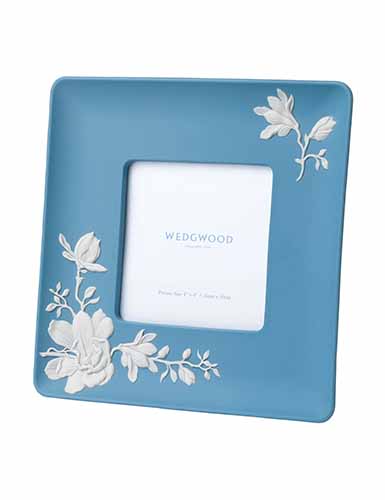 Wedgwood Magnolia Blossom 4x4 Picture Frame