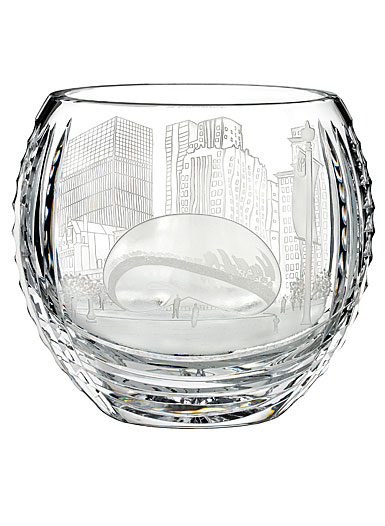 Waterford Crystal, House of Waterford America the Beautiful Chicago Crystal Bowl