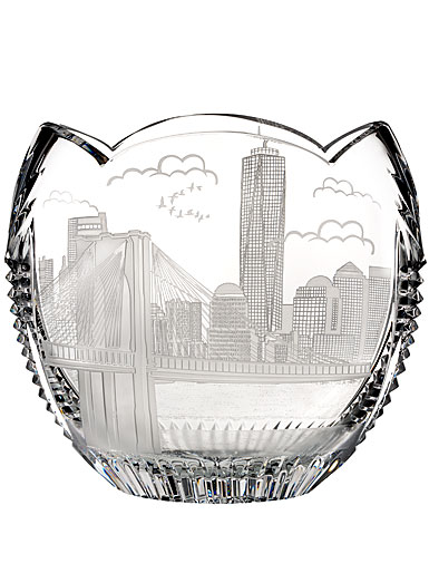 Waterford Crystal, House of Waterford America the Beautiful New York Crystal Bowl
