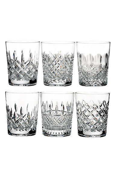 Waterford Crystal, Lismore Connoisseur DOF Tumblers, Mixed Set of 6