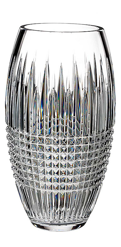 Waterford Crystal, Lismore Diamond Encore 12" Crystal Vase