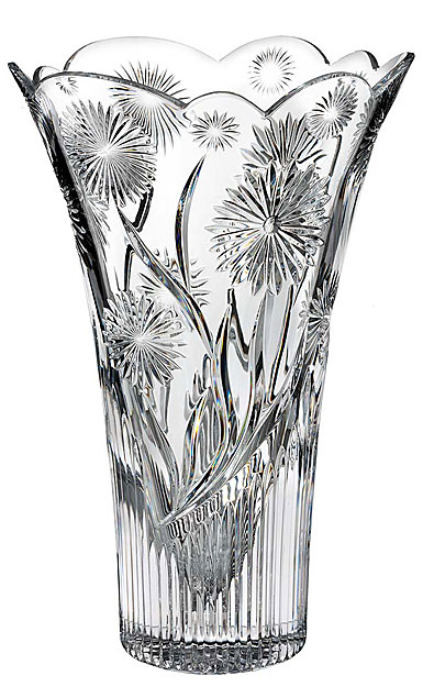 Waterford Crystal, House of Waterford Billy Briggs Daisy 12" Crystal Vase, Limited Edition of 400