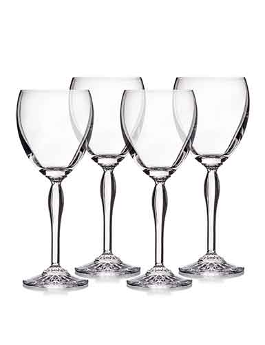 Marquis by Waterford Crystal, Ventura All Purpose Crystal Wine, Set of 4