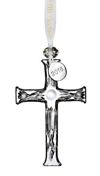Waterford Crystal 2018 Cross Ornament