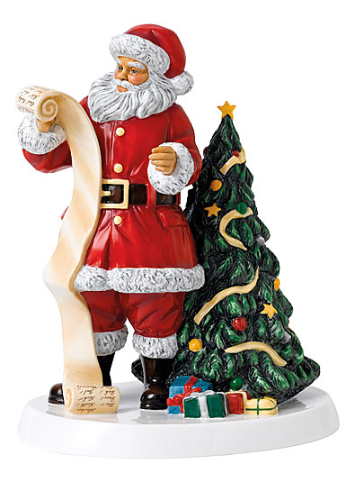 Royal Doulton 2018 Christmas Santa's Christmas List Figurine