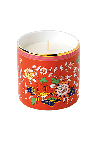 Wedgwood China Wonderlust Crimson Jewel Candle, Red Berry and Apple