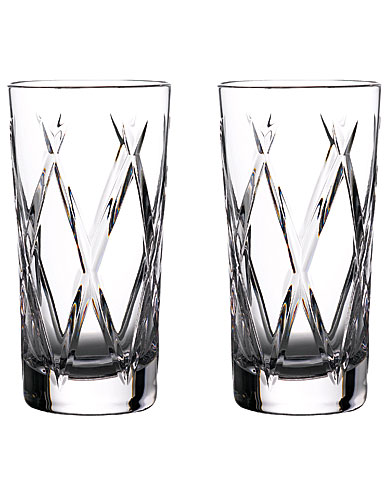 Waterford Crystal Gin Journeys Olann Hiball Glasses, Pair
