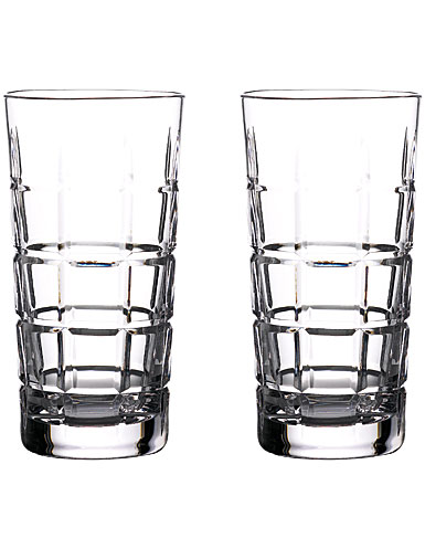 Waterford Crystal Gin Journeys Cluin Hiball Glasses, Pair