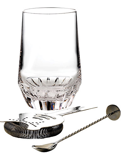 Waterford Crystal Irish Dogs Madra Cocktail Pitcher With Stirrer and Strainer
