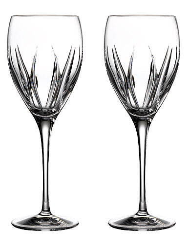 Waterford Crystal Ardan Tonn Wine Glasses, Pair