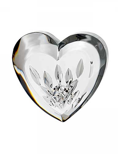 Waterford Crystal Lismore Heart Collectible Paperweight