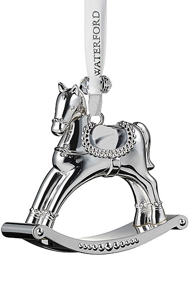 Waterford 2022 Silver Rocking Horse Ornament