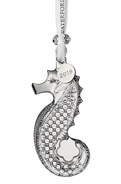 Waterford Crystal 2019 Seahorse Christmas Ornament