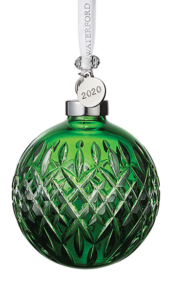 Waterford Crystal 2020 Emerald Ball Christmas Ornament