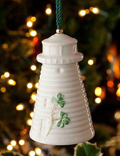 Belleek Donaghadee Lighthouse Bell Ornament