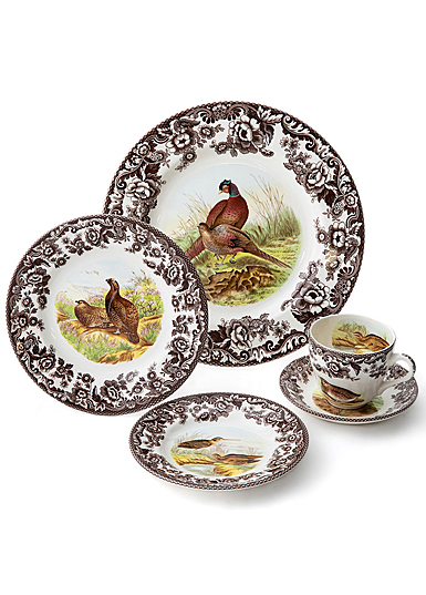Spode Woodland 5 Piece Place Setting