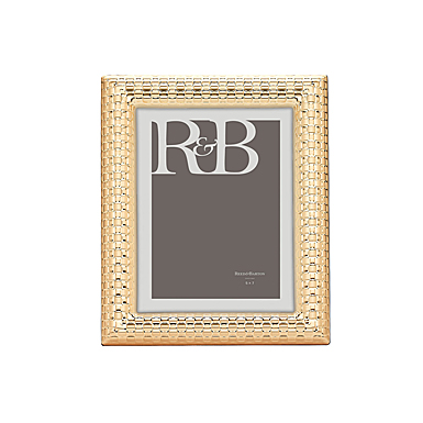 Reed And Barton Watchband Gold Frame 5X7"