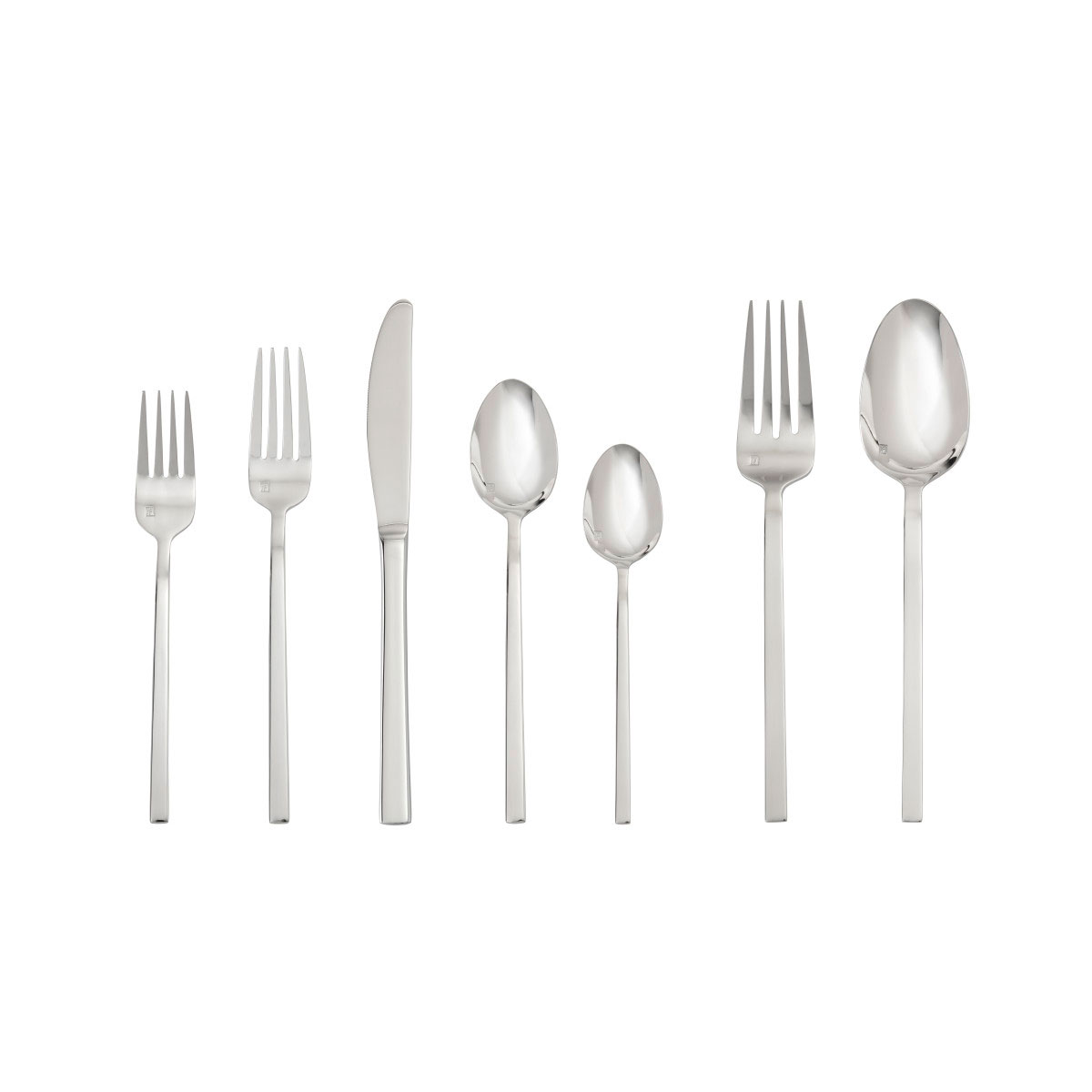 Fortessa Stainless Flatware Theo Flatware 42 Piece Place Setting