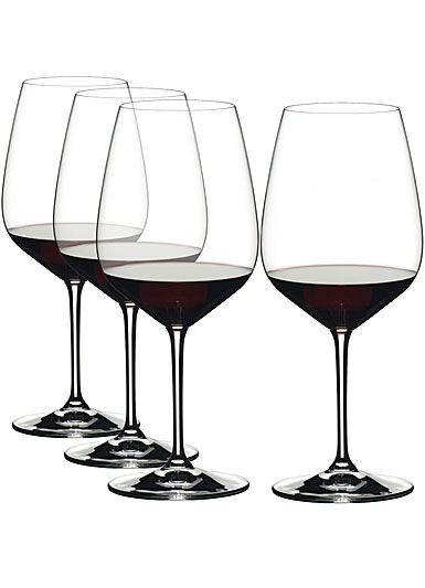 Riedel Extreme Cabernet Merlot Wine Glasses Gift Set, 3+1 Free