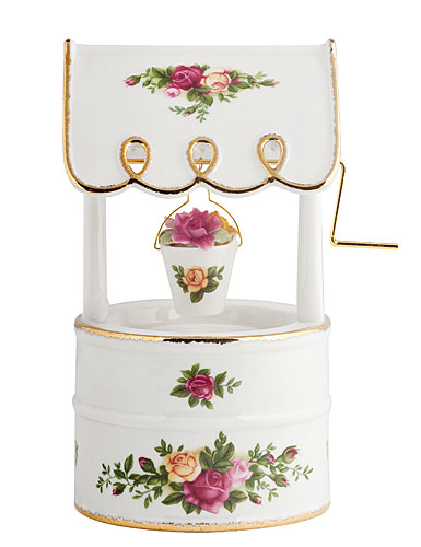 Royal Albert Old Country Roses Musical Wishing Well