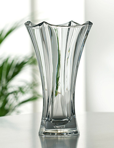 Galway Crystal Dune Flared 12" Crystal Vase