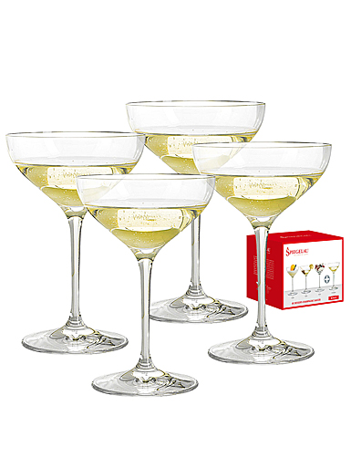 Spiegelau Champagne, Dessert Coupe Glasses, Set of 4