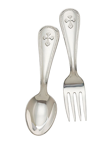 Reed & Barton Abbey 2 Piece Baby Set, Silverplated