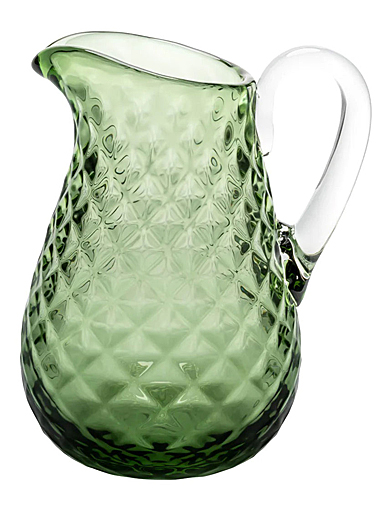 Vista Alegre Glass Buriti Pitcher Green