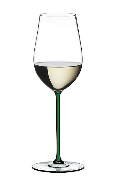 Riedel Fatto A Mano, Riesling, Zinfandel Wine Glass, Green