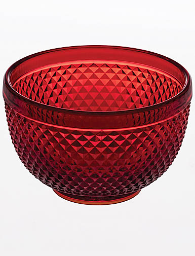 Vista Alegre Glass Bicos Red Small Bowl Red