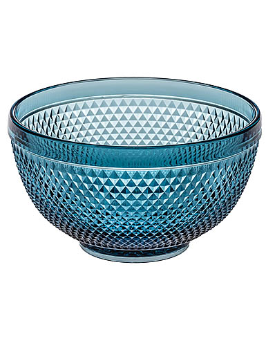 Vista Alegre Glass Bicos Blue Medium bowl Blue