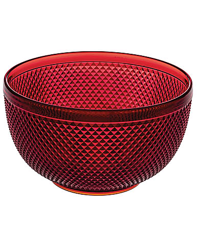 Vista Alegre Glass Bicos Red Medium bowl red